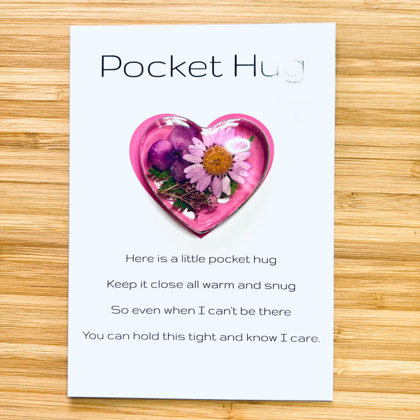Pressed Flowers Pocket Hug