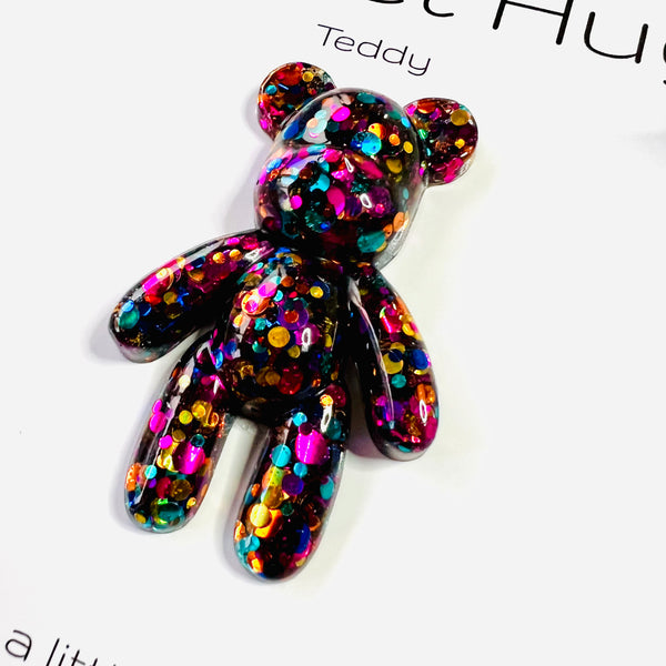 Teddy Pocket Hug-Bright Glitter