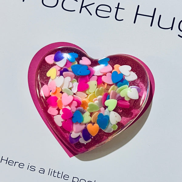 Sprinkles Heart Pocket Hug