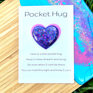 Purple Mix 1 Glitter Pocket Hug