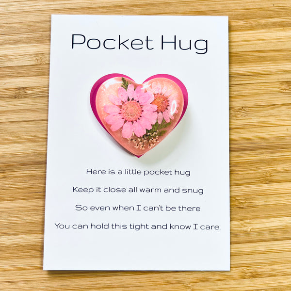 Pressed Flowers Pocket Hug