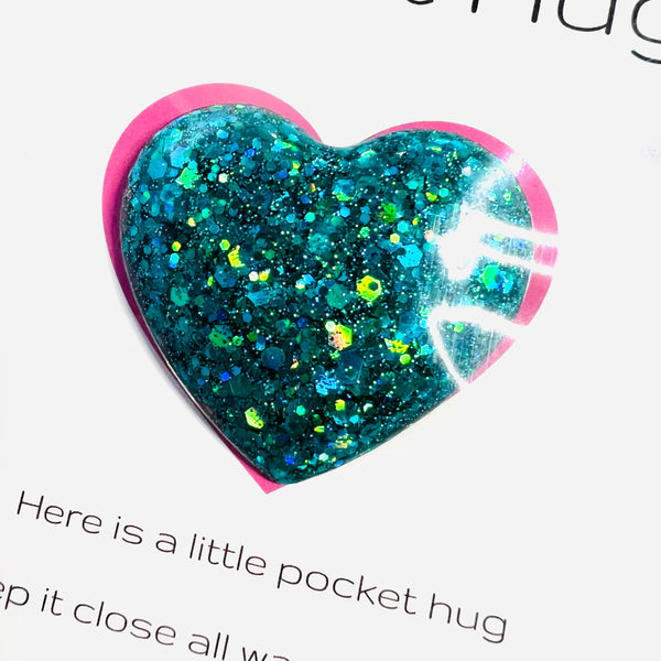 Teal Pocket Hug
