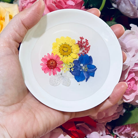 Porcelain Flower Dish