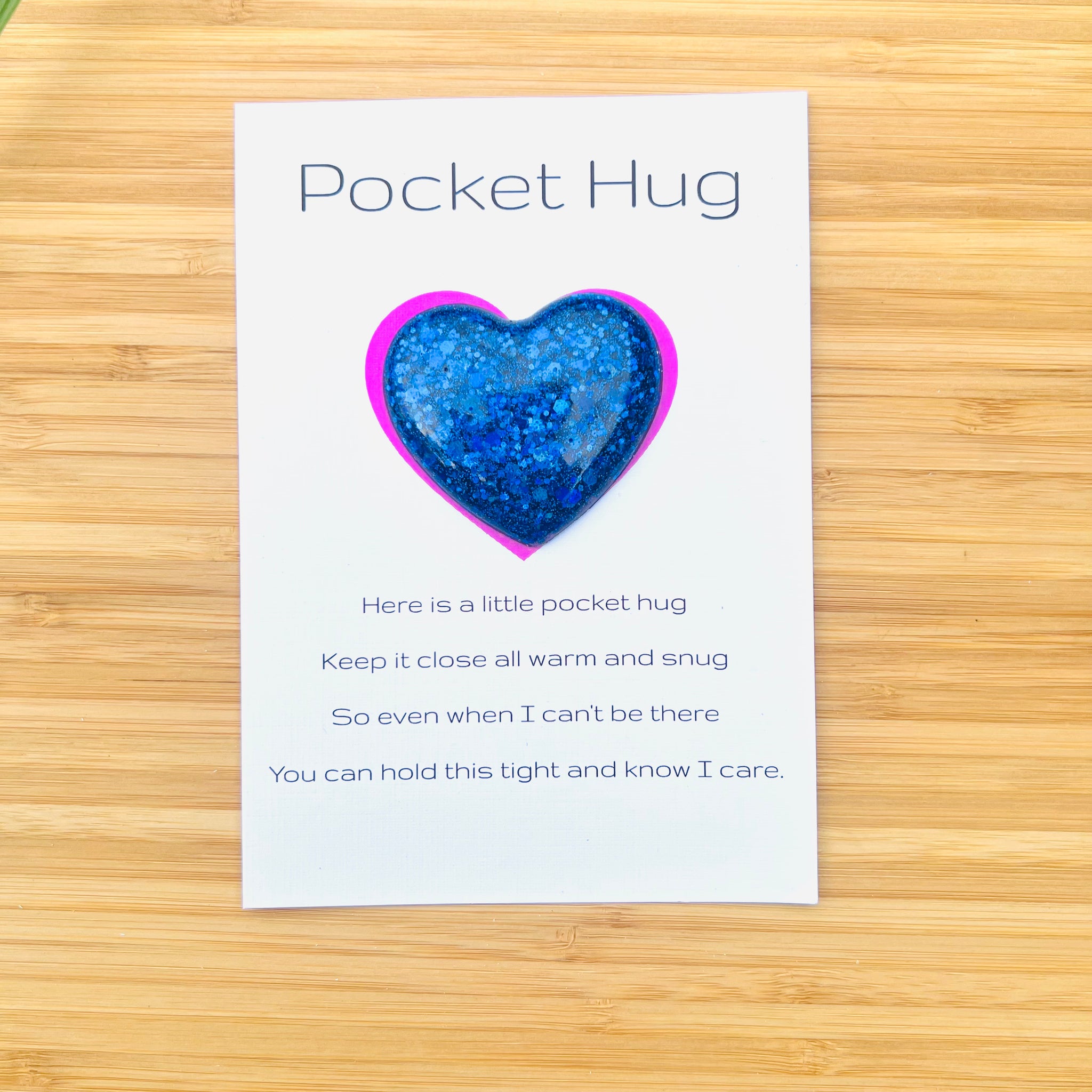 Blue Pocket Hug
